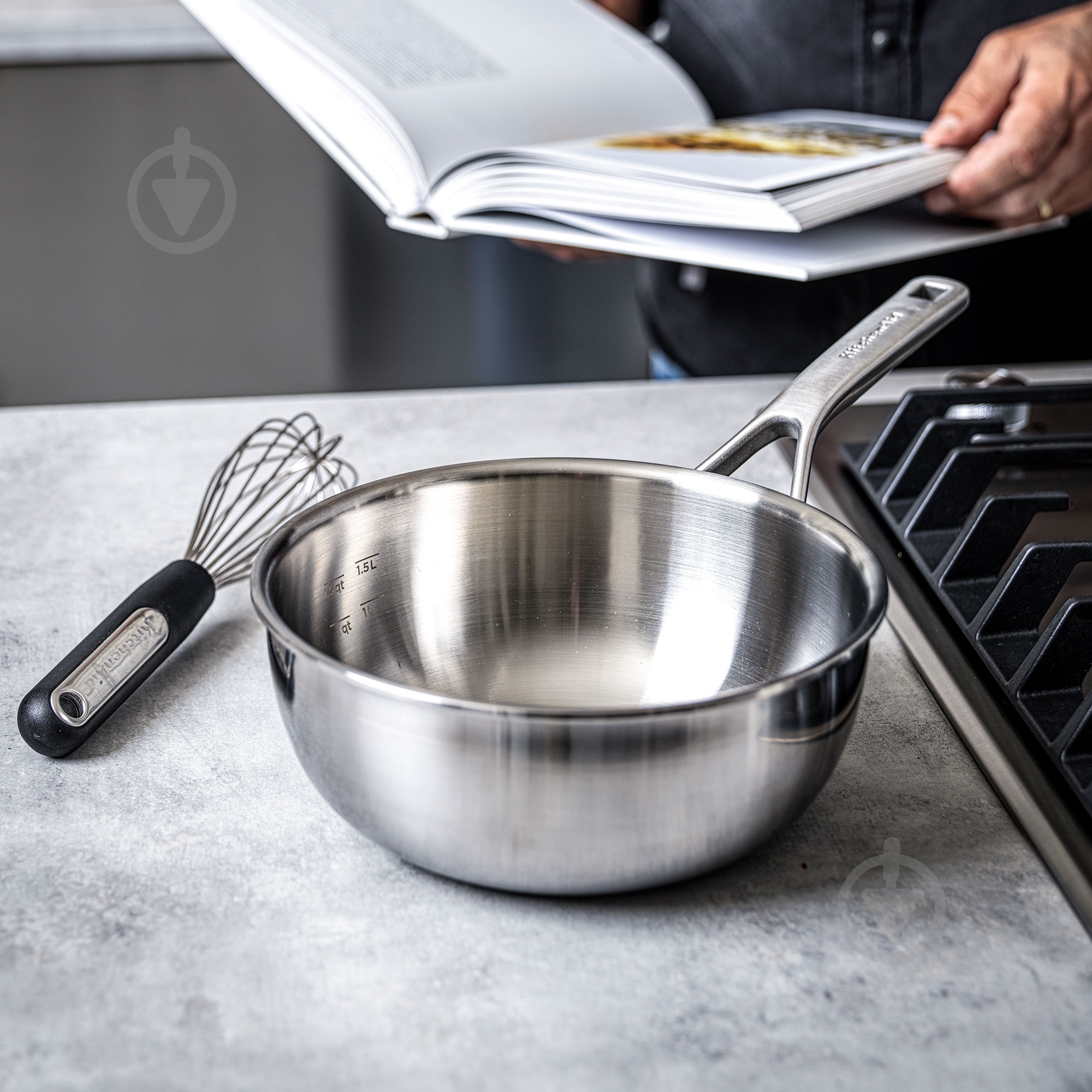 Ковш KitchenAid MSS 20 см 2,3 л (CC003255-001) - фото 5