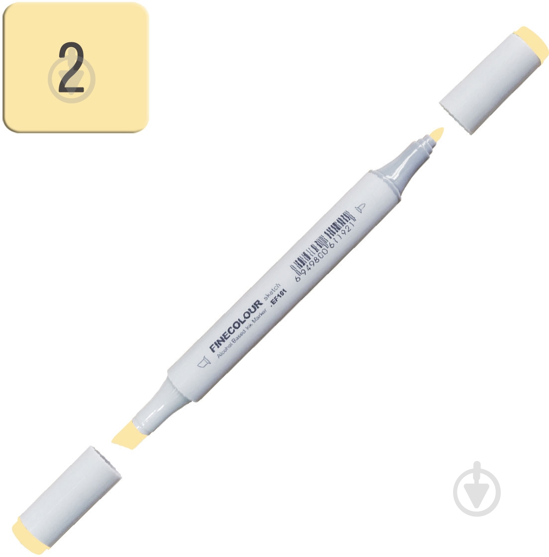 Маркер спиртовой FINECOLOUR Junior EF101-2 кукурузный - фото 2 Маркер спиртовой FINECOLOUR Junior EF101-2 кукурузный - фото 2