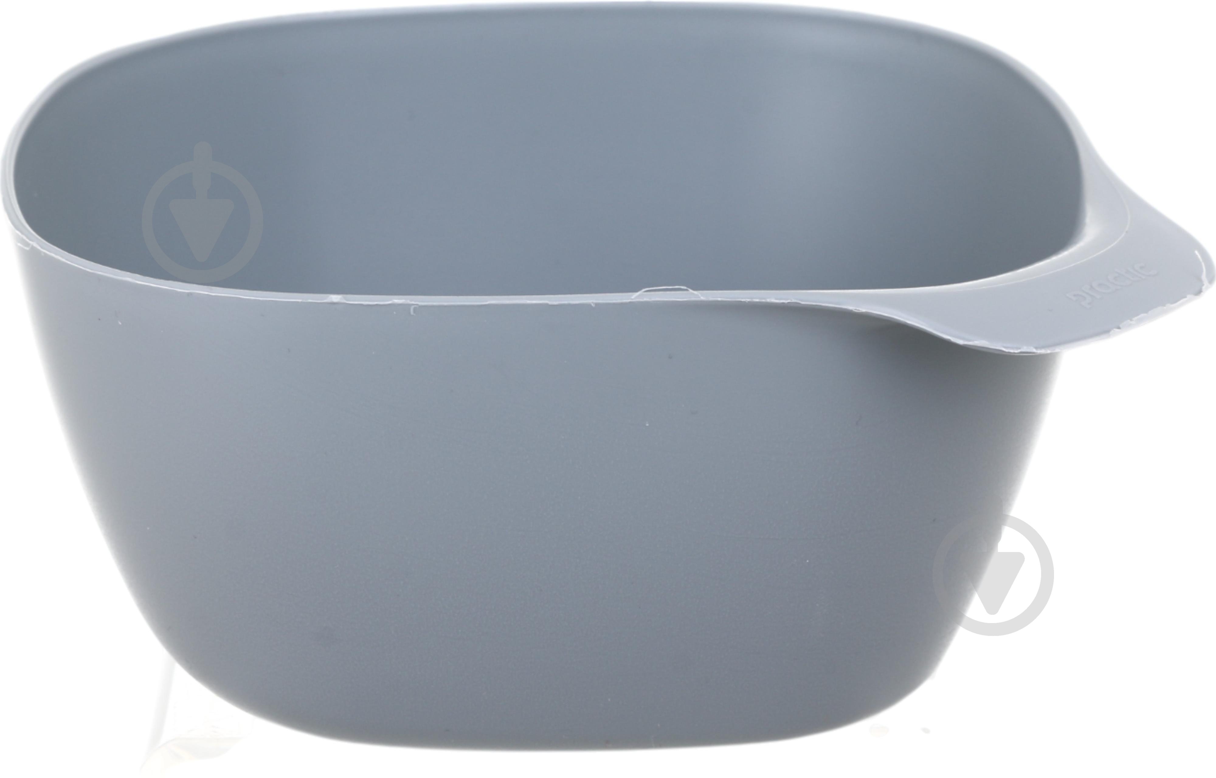 Миска Practic квадратна 0,75 л Вailango сіра - фото 1 Миска Practic квадратна 0,75 л Вailango сіра - фото 1