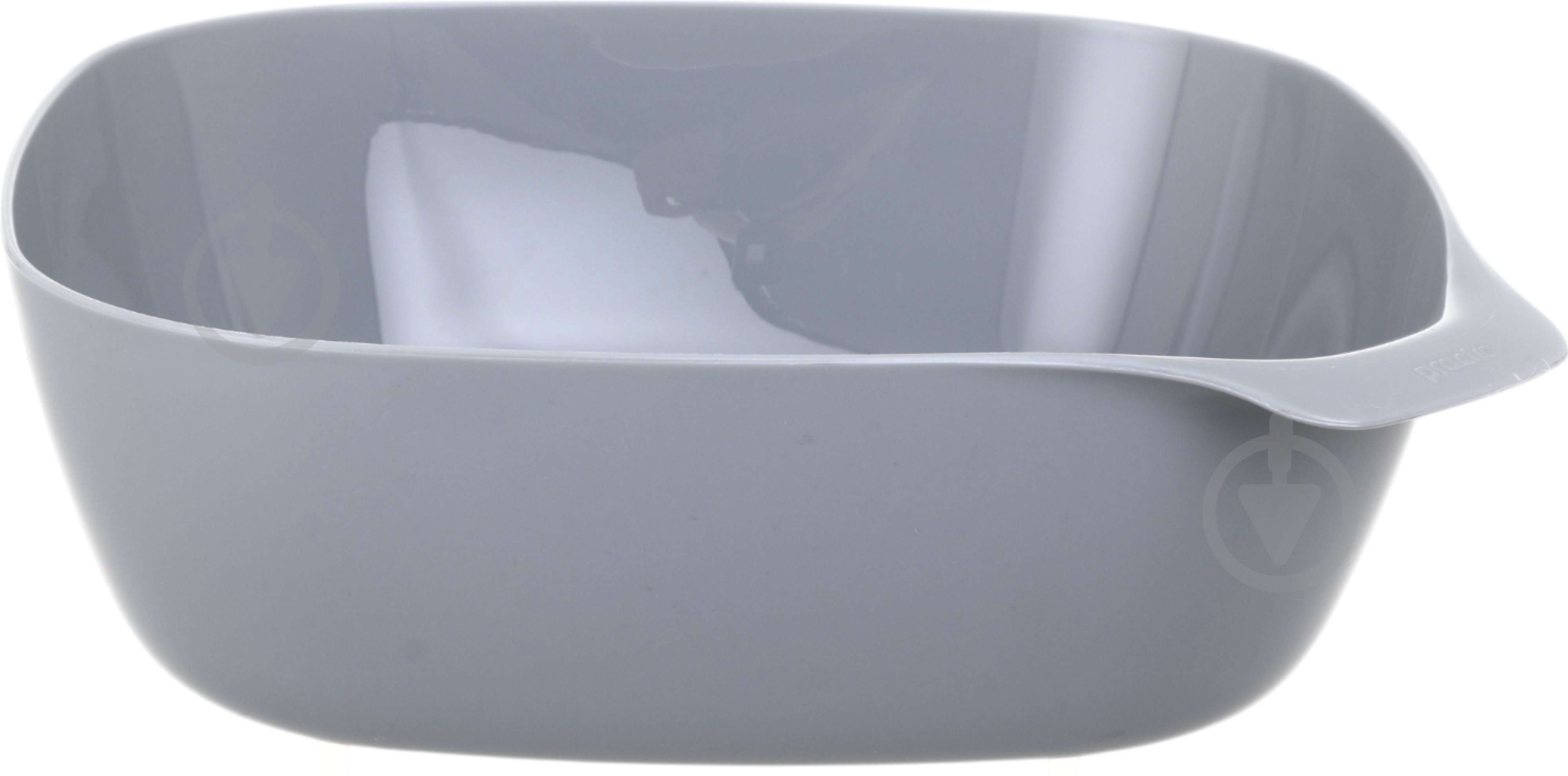 Миска Practic квадратна 2 л Вailango сіра - фото 1 Миска Practic квадратна 2 л Вailango сіра - фото 1