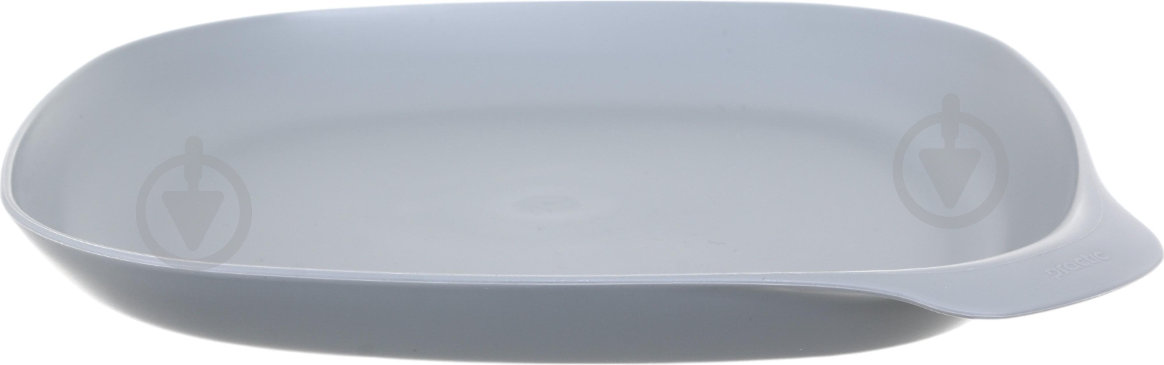 Тарелка Practic квадратная 24 см Вailango серая - фото 1