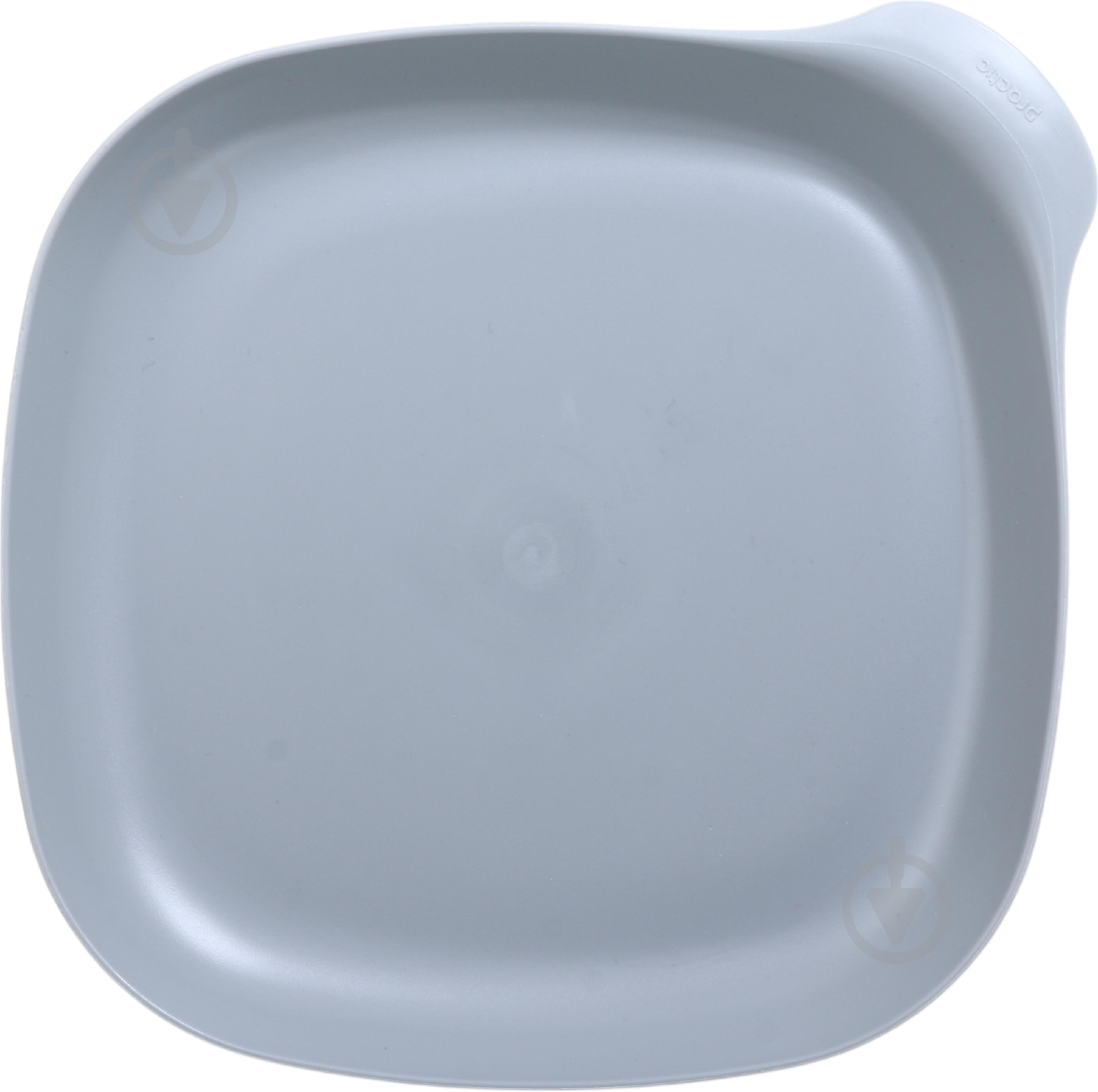 Тарелка Practic квадратная 24 см Вailango серая - фото 2