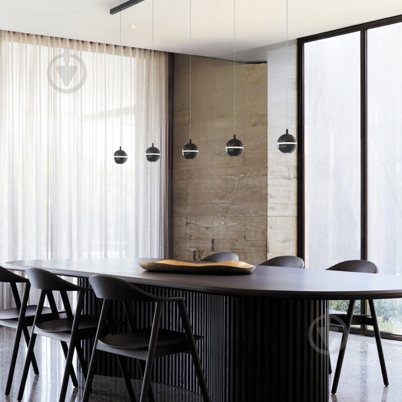 Светильник подвесной Emotion_20.13 4000К 21 Вт /MR11 черный NB 90/5-P-R9005-N - фото 3