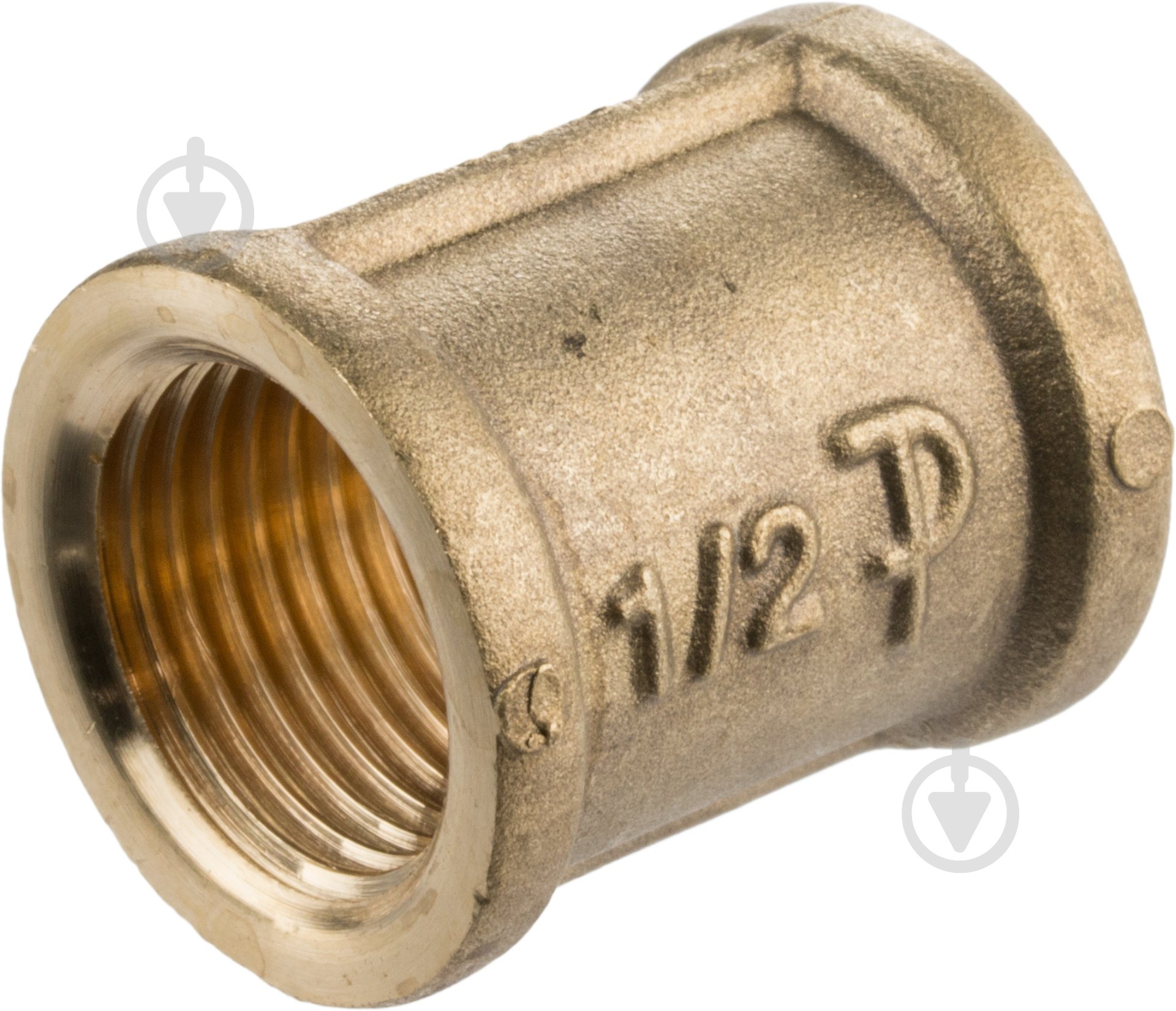 Муфта с резьбой ВВ Pattaroni латунная 1/2'' - фото 1 Муфта с резьбой ВВ Pattaroni латунная 1/2'' - фото 1