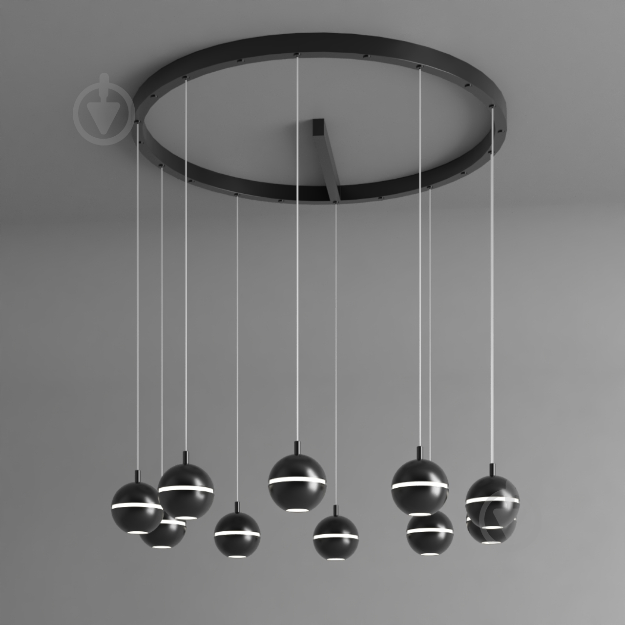 Светильник подвесной Emotion_20.13 4000К 42 Вт /MR11 черный NB 90/10-P-R9005-N - фото 3 Светильник подвесной Emotion_20.13 4000К 42 Вт /MR11 черный NB 90/10-P-R9005-N - фото 3