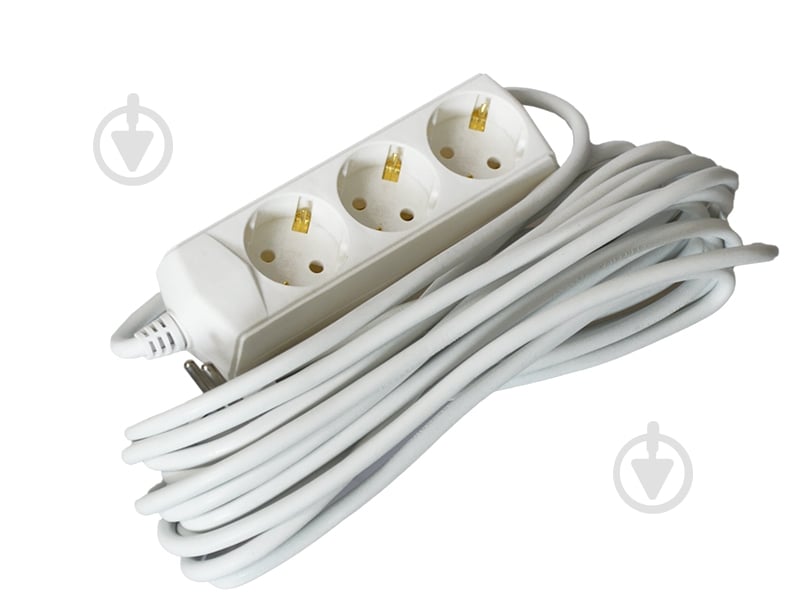 Подовжувач UEC із заземленням 3 гн. білий 7 м WYP10-10-03-07-G-G-U - фото 1 Подовжувач UEC із заземленням 3 гн. білий 7 м WYP10-10-03-07-G-G-U - фото 1