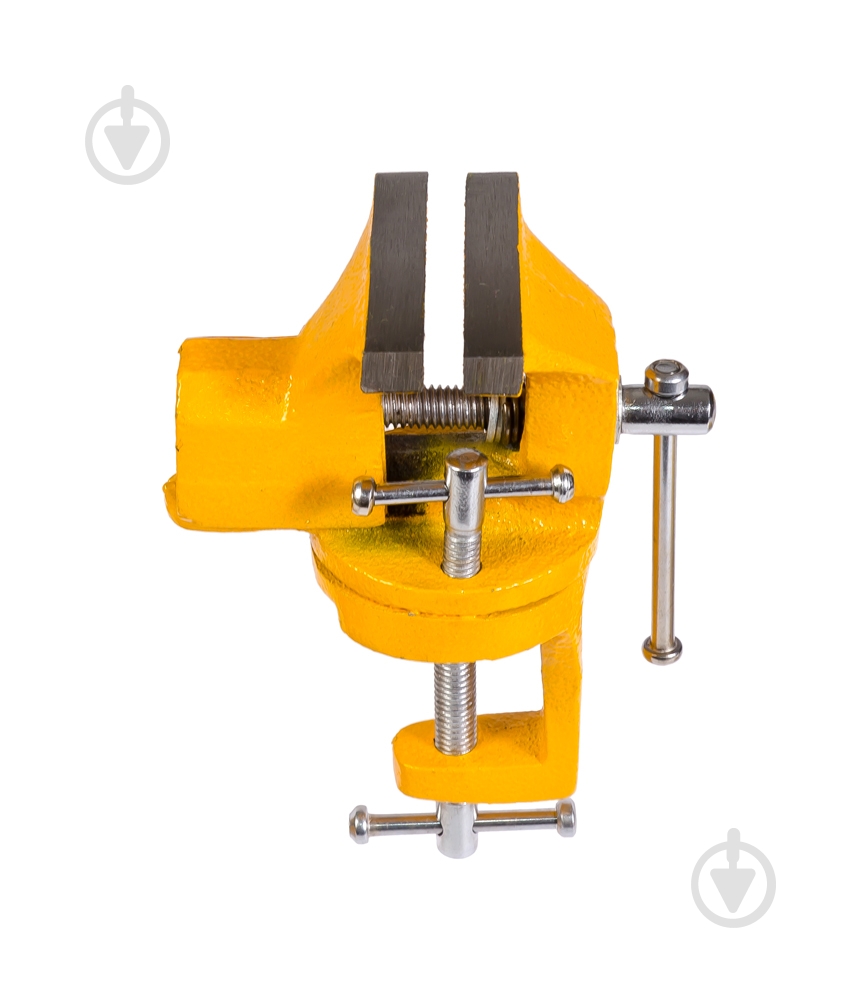 Тиски MASTERTOOL 70 мм слюсарные поворотные мини 07-0203 - фото 1