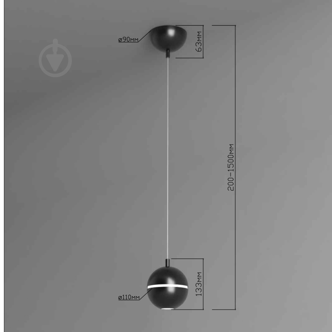 Светильник подвесной Emotion_20.13 4000К 4,2 Вт /MR11 черный NB 110/1-P-R9005-N - фото 4 Светильник подвесной Emotion_20.13 4000К 4,2 Вт /MR11 черный NB 110/1-P-R9005-N - фото 4