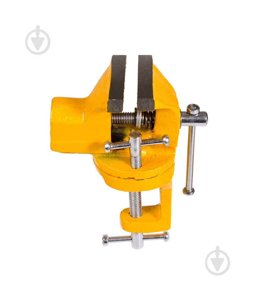 Тиски MASTERTOOL 50 мм слесарные поворотные мини 07-0201 - фото 1