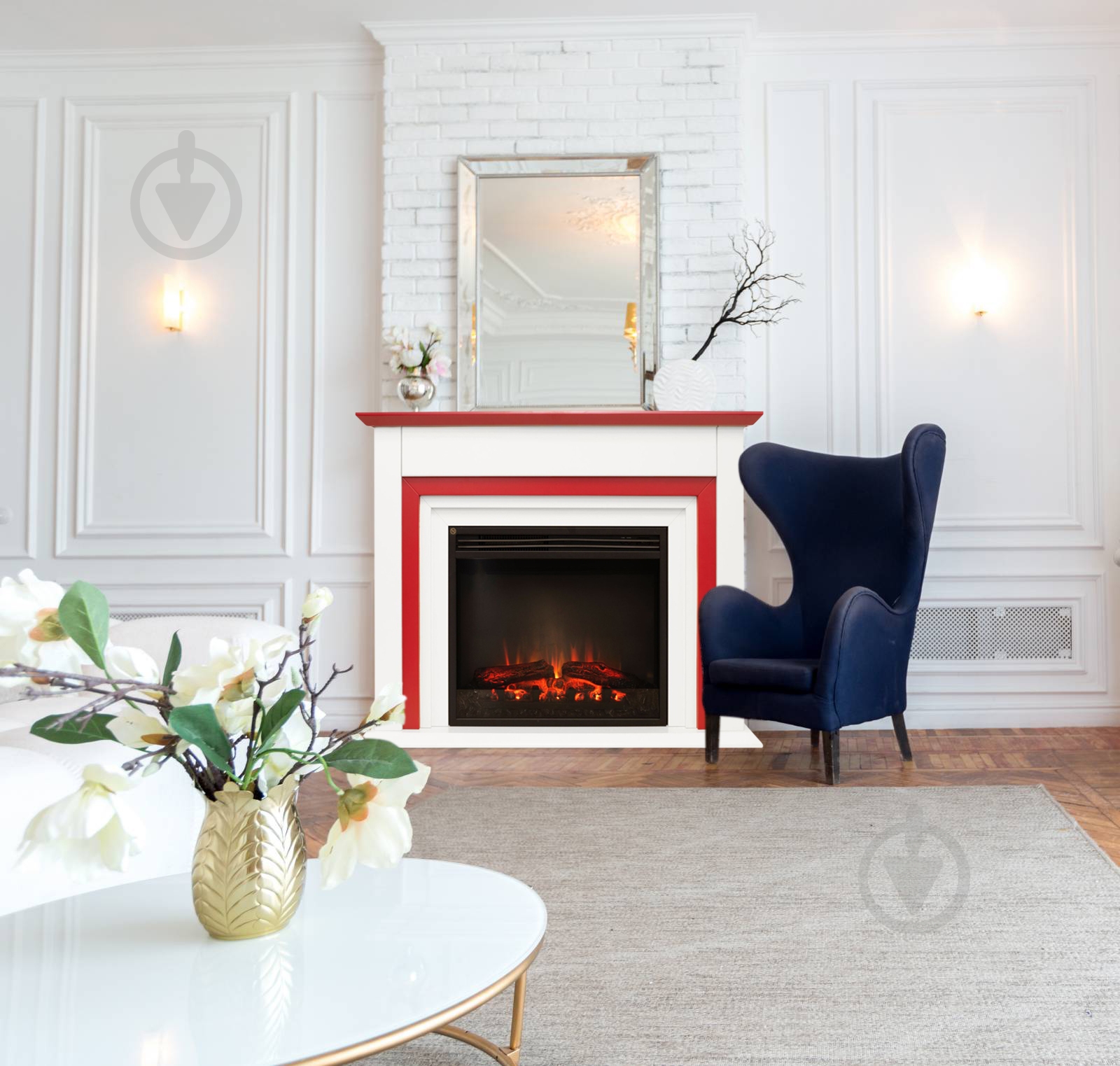 Каминокомплект ASTRA FLAME Техас красный - фото 10 Каминокомплект ASTRA FLAME Техас красный - фото 10