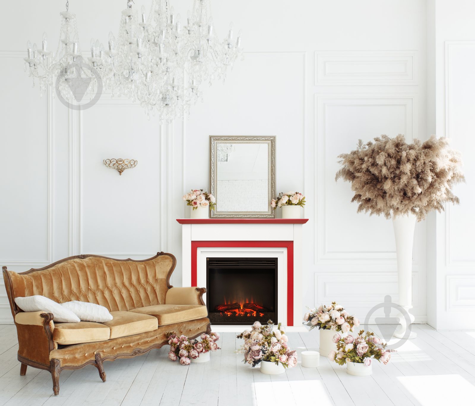 Каминокомплект ASTRA FLAME Техас красный - фото 11 Каминокомплект ASTRA FLAME Техас красный - фото 11