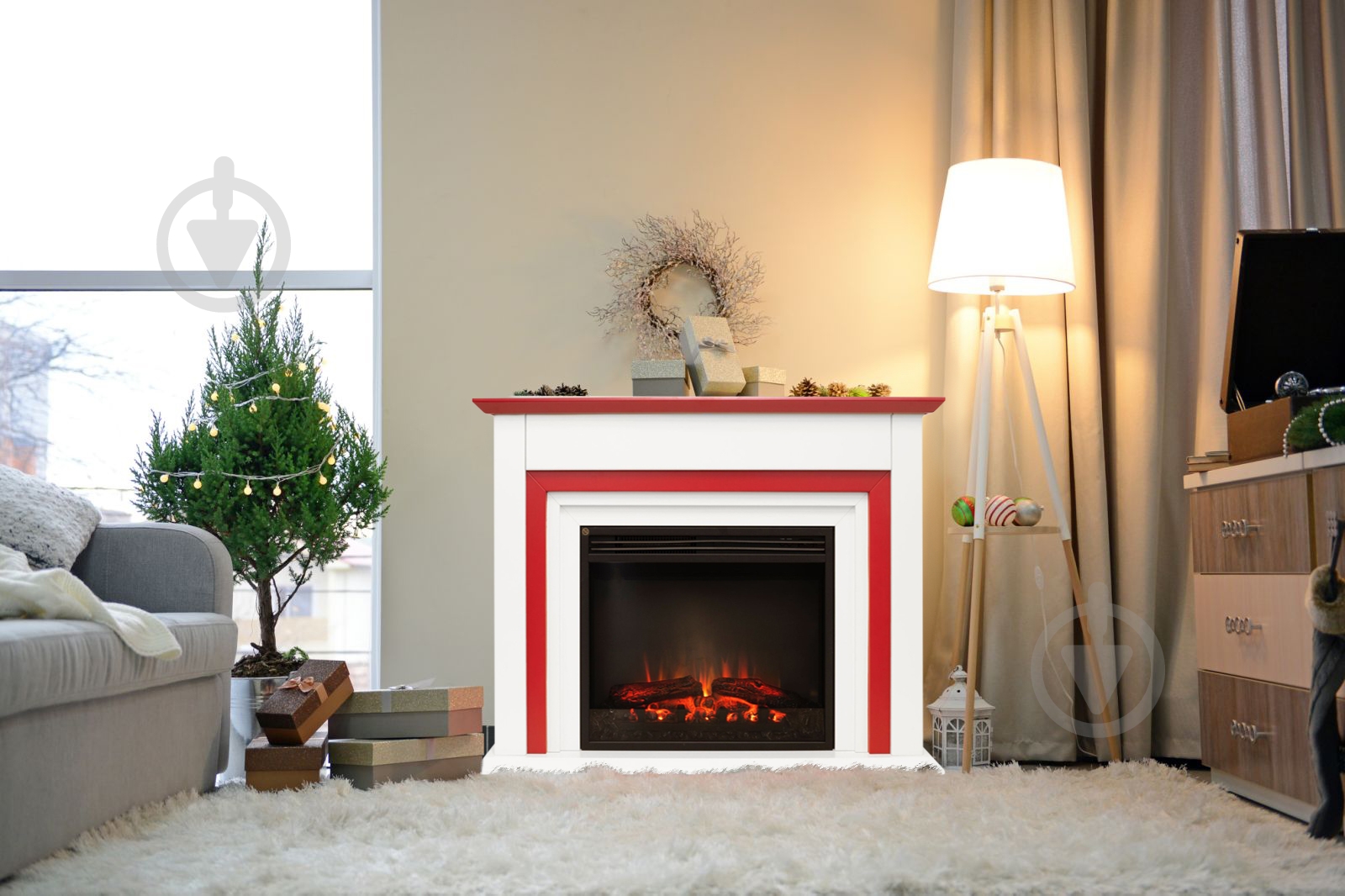 Каминокомплект ASTRA FLAME Техас красный - фото 18 Каминокомплект ASTRA FLAME Техас красный - фото 18