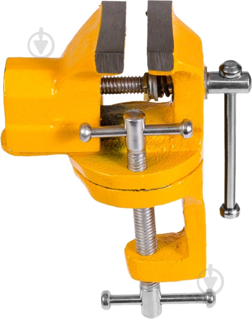 Тиски MASTERTOOL 40 мм слесарные поворотные мини 07-0200 - фото 1
