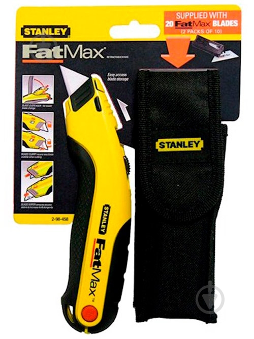 Нож Stanley FatMax 170 мм 2-98-458 - фото 2