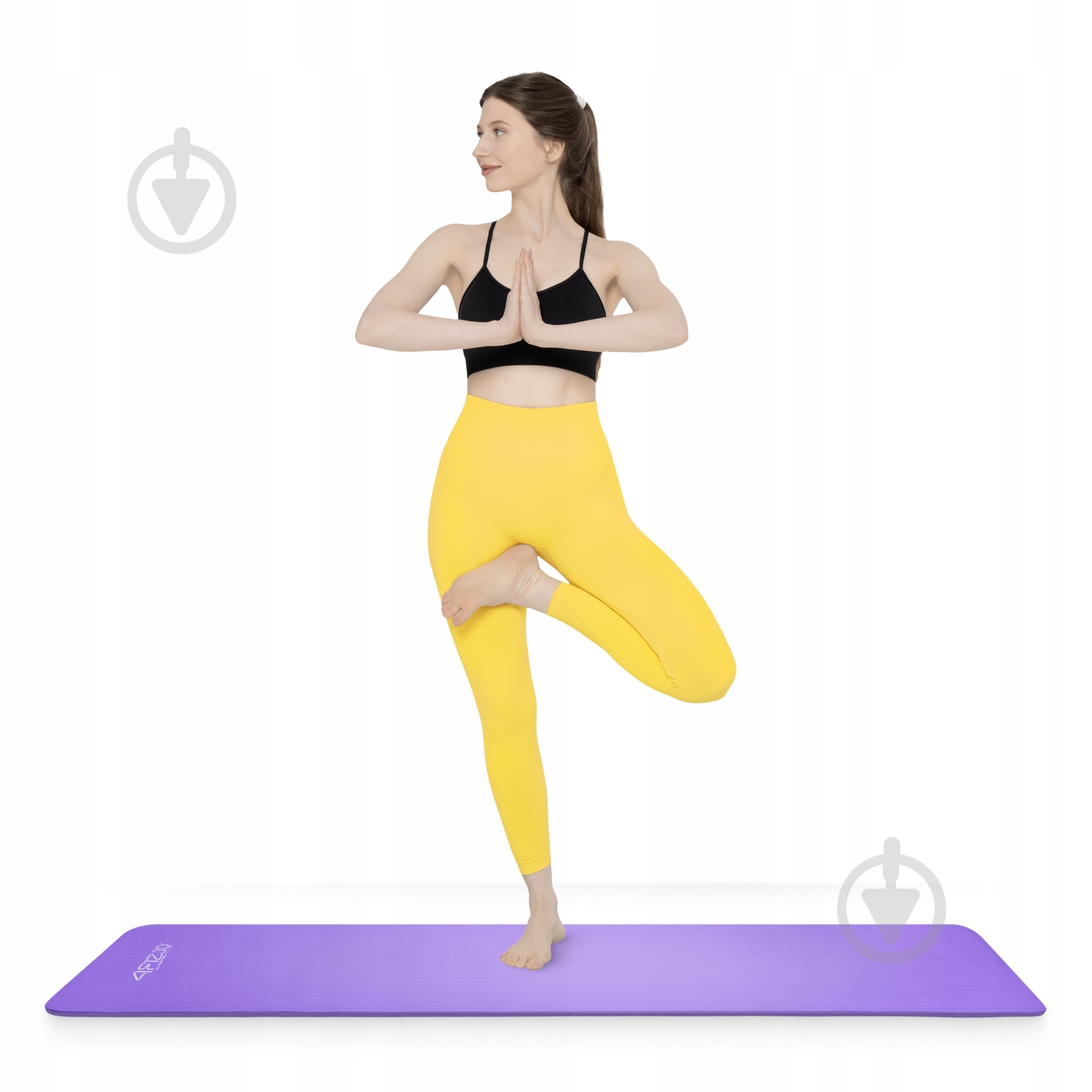 Коврик для йоги и фитнеса 4fizjo 180x60x1,5 см NBR Violet (P-5907739311542) фиолетовый - фото 9