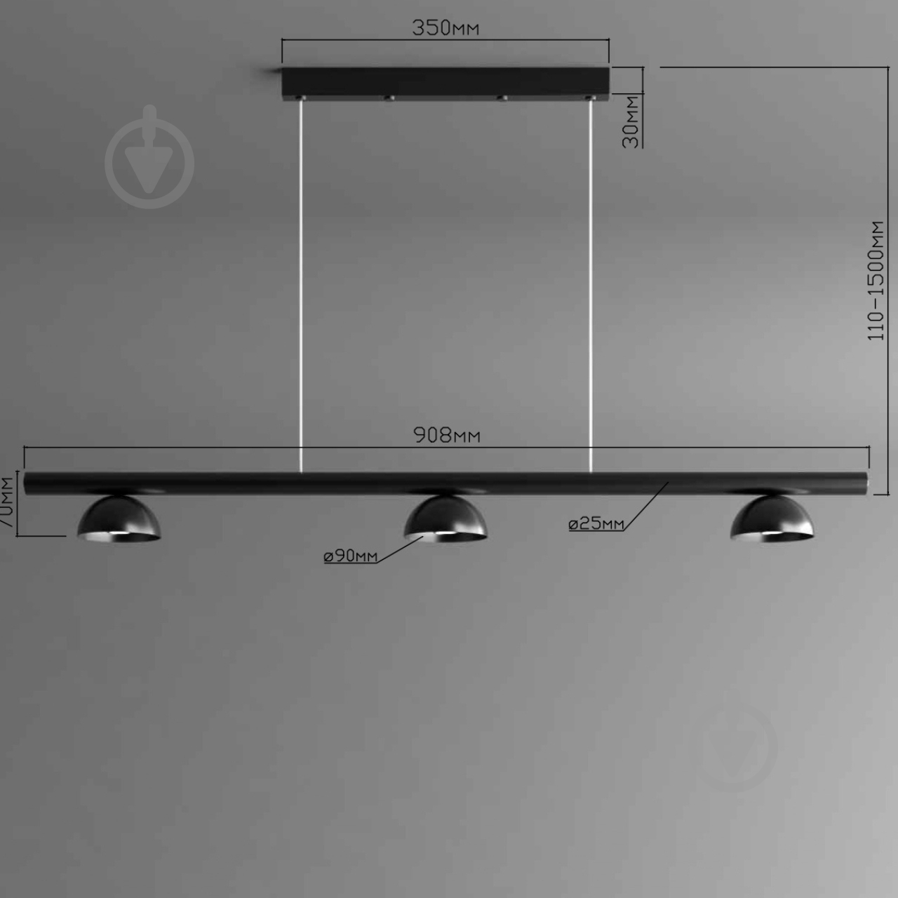 Светильник подвесной Emotion_20.13 4000К 12,6 Вт /MR11 черный LС 90/3-P-R9005-N - фото 3 Светильник подвесной Emotion_20.13 4000К 12,6 Вт /MR11 черный LС 90/3-P-R9005-N - фото 3
