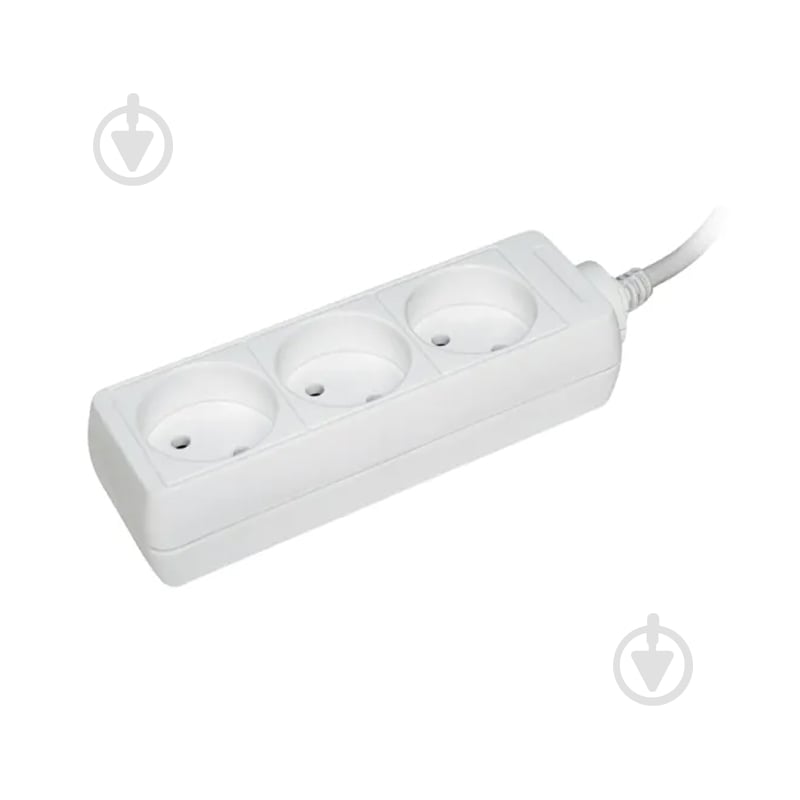 Подовжувач UEC без заземлення 3 гн. білий 3 м WYP10-06-03-03-N-U - фото 1 Подовжувач UEC без заземлення 3 гн. білий 3 м WYP10-06-03-03-N-U - фото 1