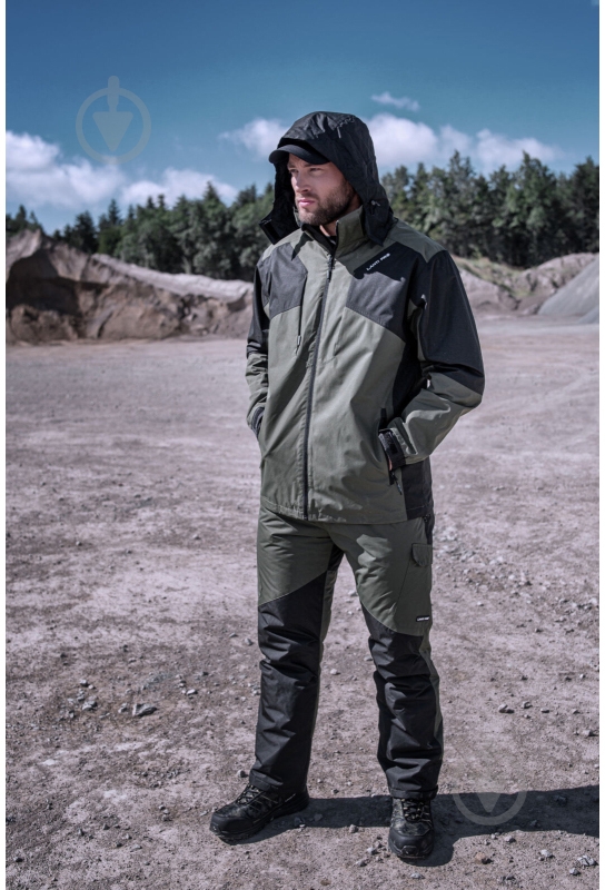 Куртка зимняя Lahti Pro р. 3XL L4093906 зелено-черный - фото 6 Куртка зимняя Lahti Pro р. 3XL L4093906 зелено-черный - фото 6