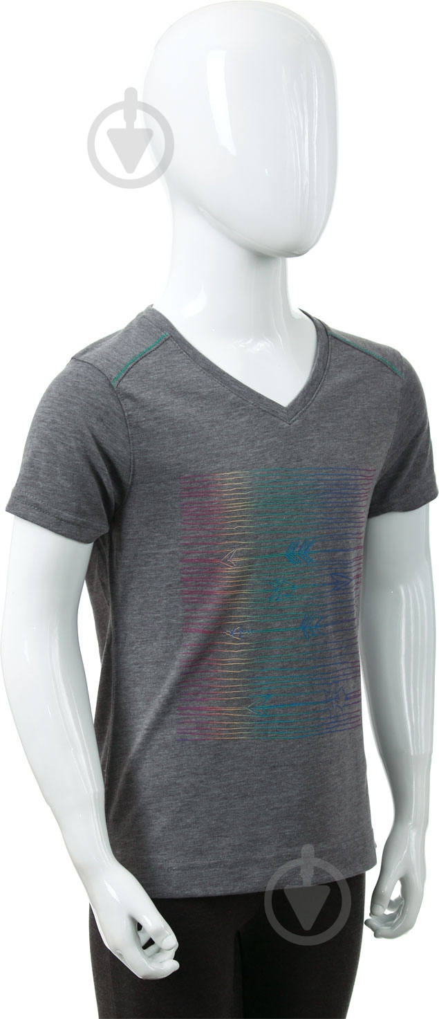 Футболка McKinley Tico 257120-902911 серый меланж - фото 2