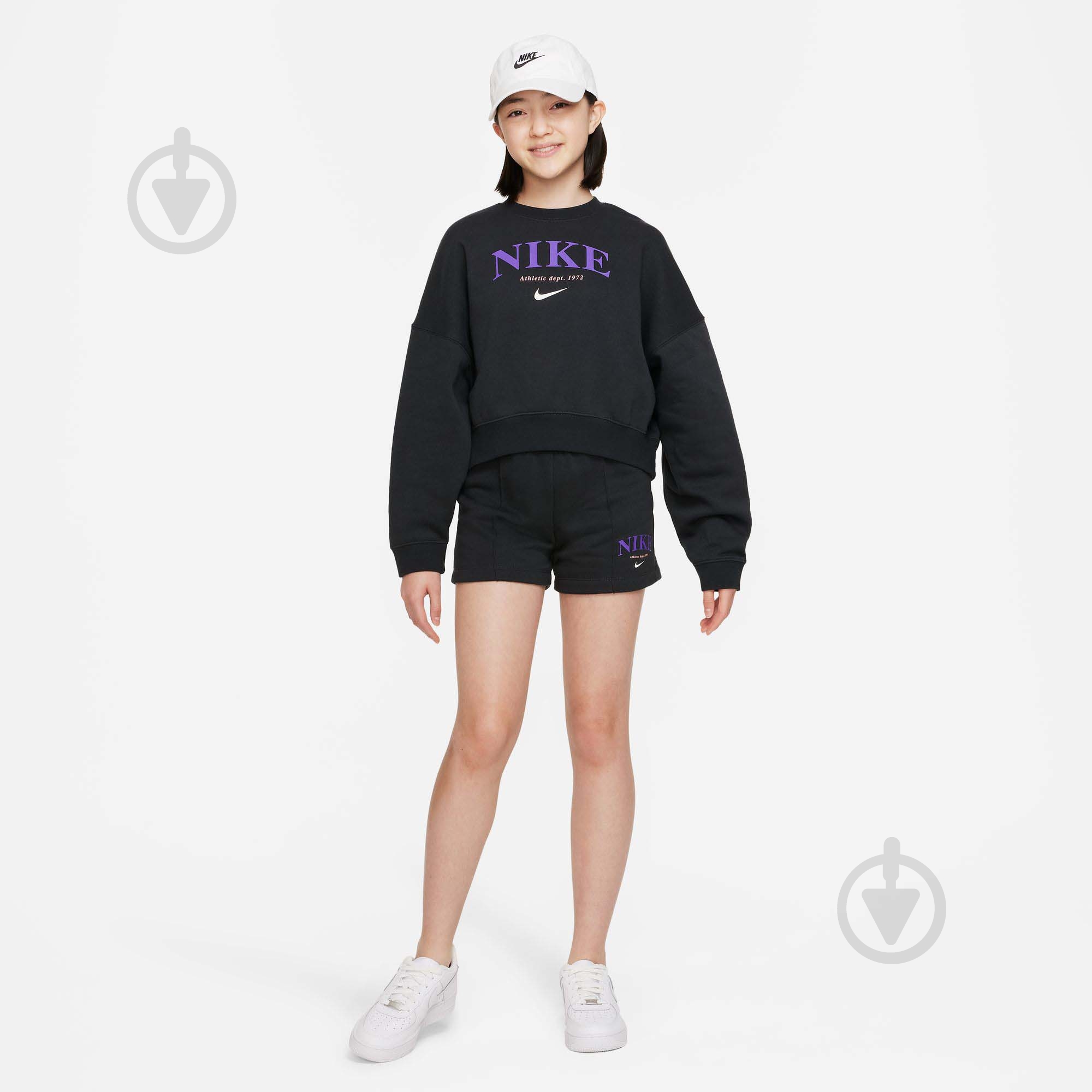 Свитшот Nike TREND FLC CREW DV2563-045 черный - фото 4 Свитшот Nike TREND FLC CREW DV2563-045 черный - фото 4