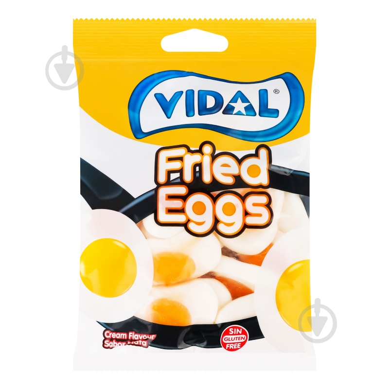 Конфеты желейные Vidal Fried Eggs 90 г - фото 1