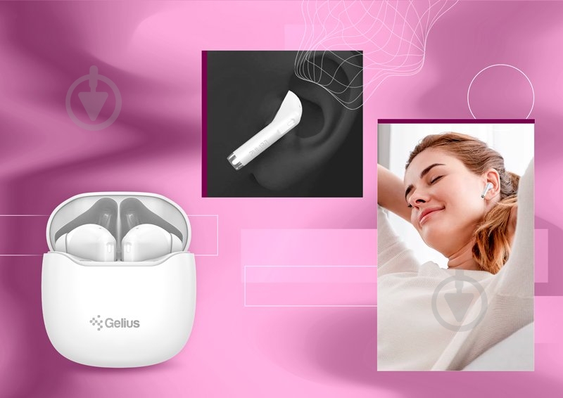 Наушники Gelius Basic 2 GP-TWS048 white (00000101655) - фото 13