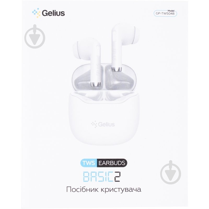 Наушники Gelius Basic 2 GP-TWS048 white (00000101655) - фото 7
