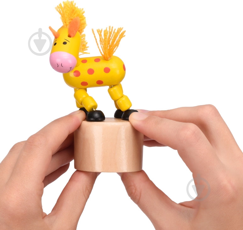 Іграшка GoKi Натисни і тряси Конячка 53959G-1 - фото 3