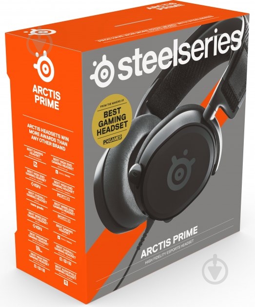 Навушники SteelSeries black (SS61487) Arctis Prime - фото 7