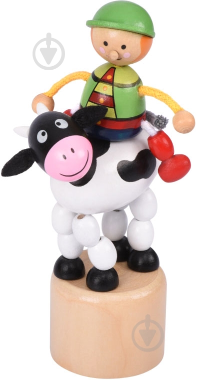 Іграшка GoKi Натисни і тряси Корівка 53932G-3 - фото 1