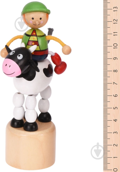 Іграшка GoKi Натисни і тряси Корівка 53932G-3 - фото 2