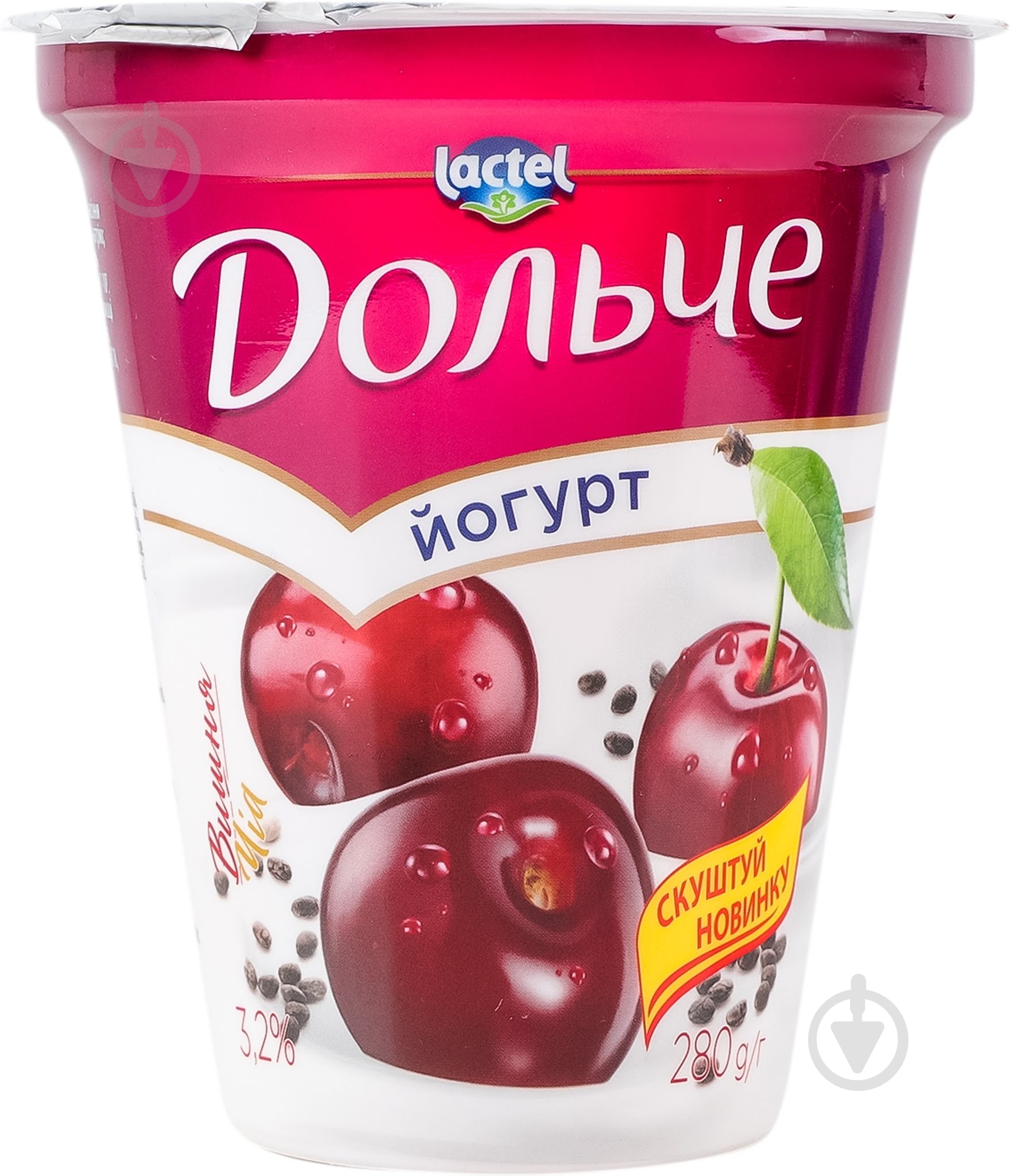 Йогурт Дольче Вишня-чиа - фото 1 Йогурт Дольче Вишня-чиа - фото 1