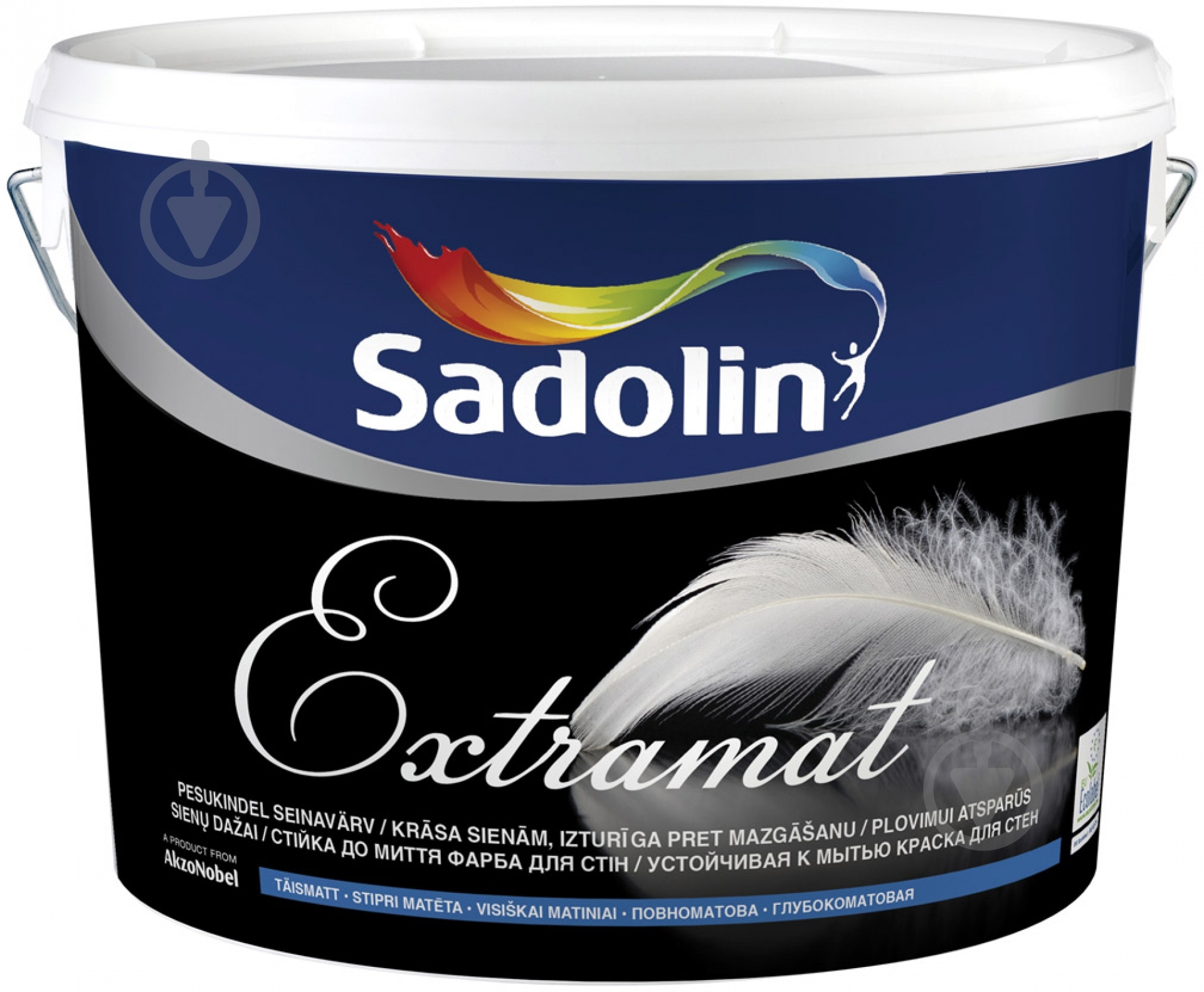 Краска латексная водоэмульсионная Sadolin Inova extramat WO глубокий мат белый 10 л - фото 1