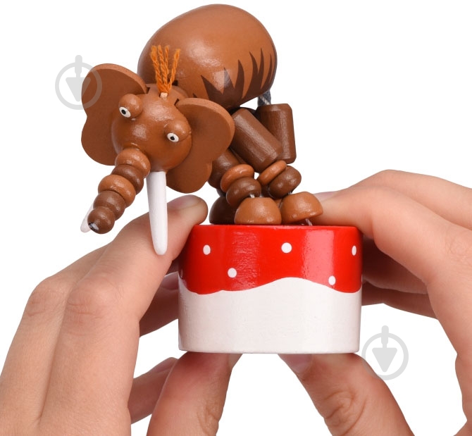 Іграшка GoKi Натисни і тряси Мамонт 53948G-3 - фото 3