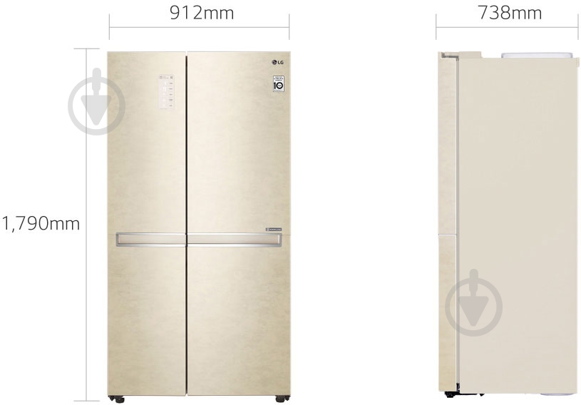 Холодильник LG GC-B247SEUV - фото 19 Холодильник LG GC-B247SEUV - фото 19