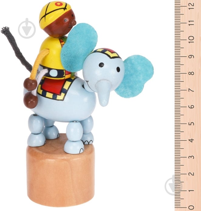 Іграшка GoKi Натисни і тряси Слоник 53932G-4 - фото 2