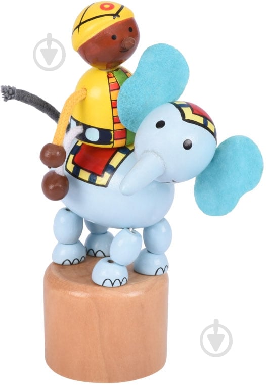 Іграшка GoKi Натисни і тряси Слоник 53932G-4 - фото 1