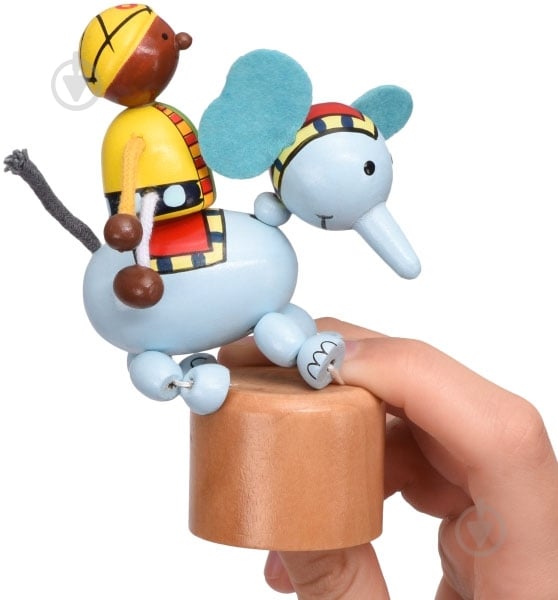 Іграшка GoKi Натисни і тряси Слоник 53932G-4 - фото 3