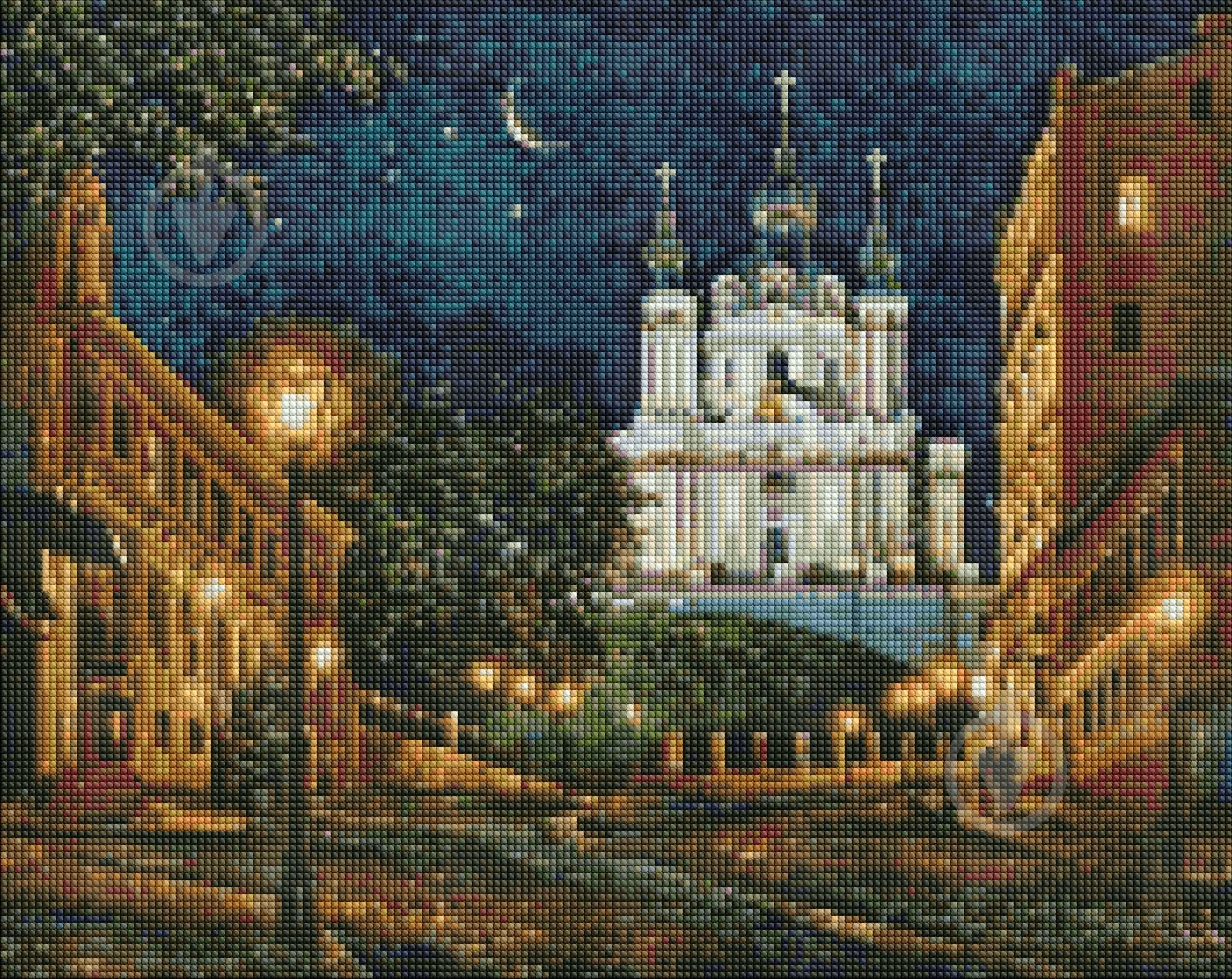 Алмазная мозаика Вечерний Киев 40х50 см Идейка - фото 1