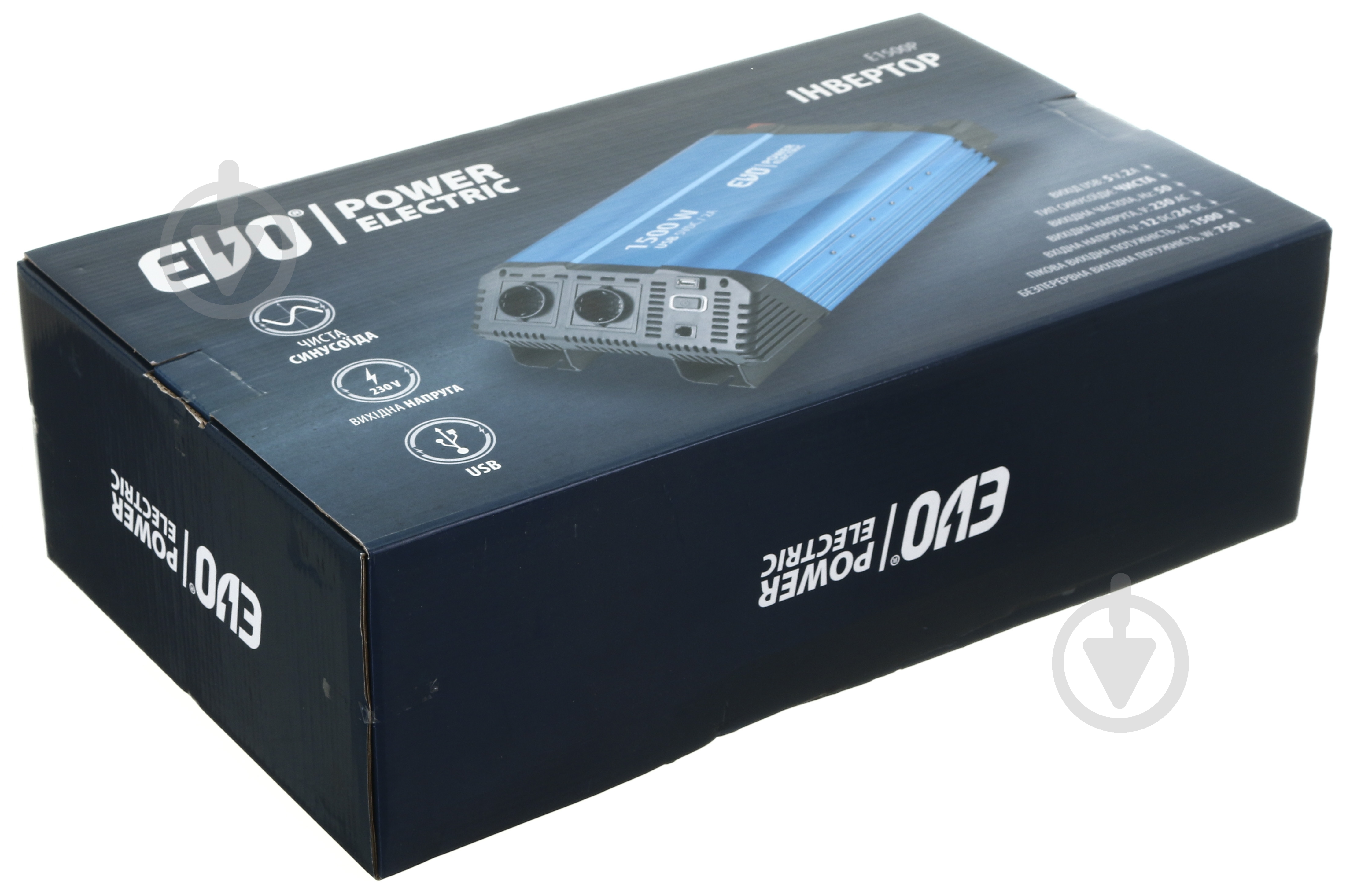 Інвертор EVO PROLINE AP1500IN 750Вт/1500Вт працює від 12V чистий синус - фото 12