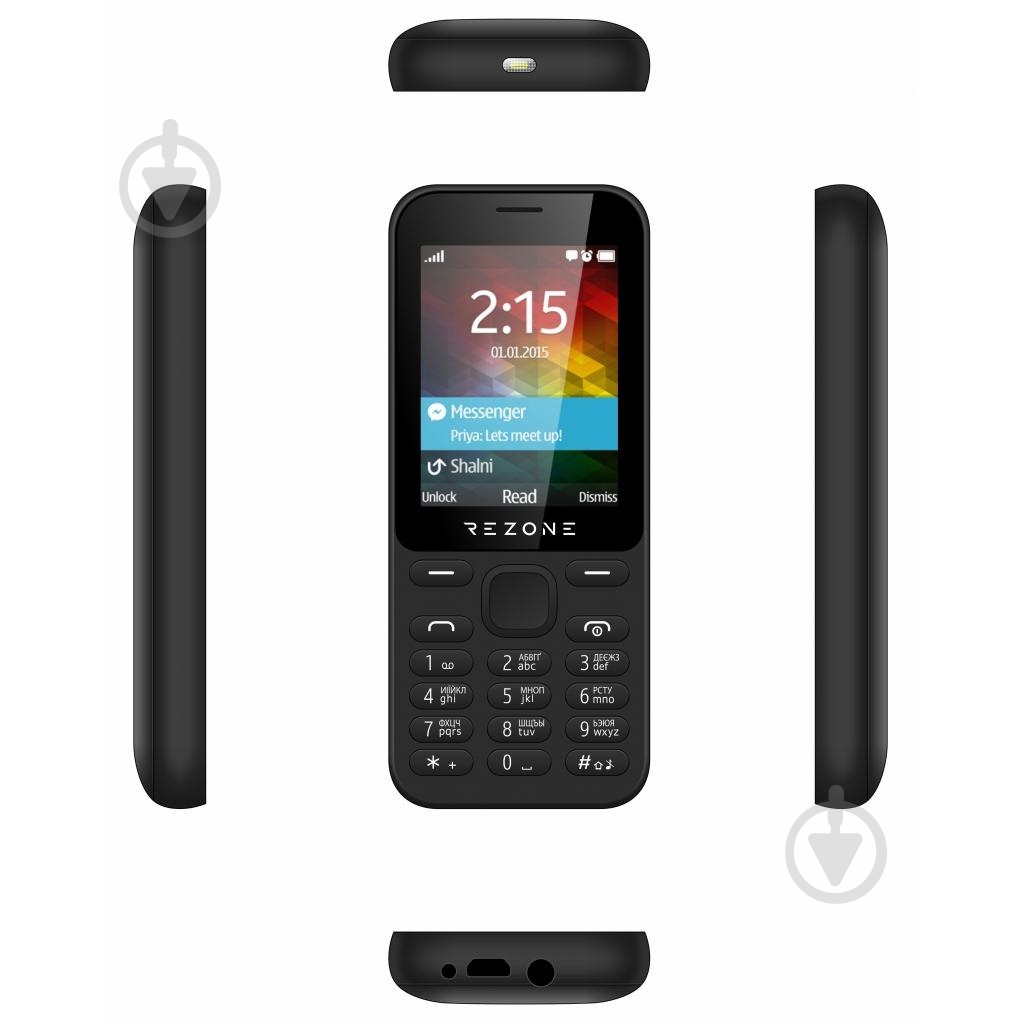 Мобильный телефон Rezone A240 Experience black - фото 7