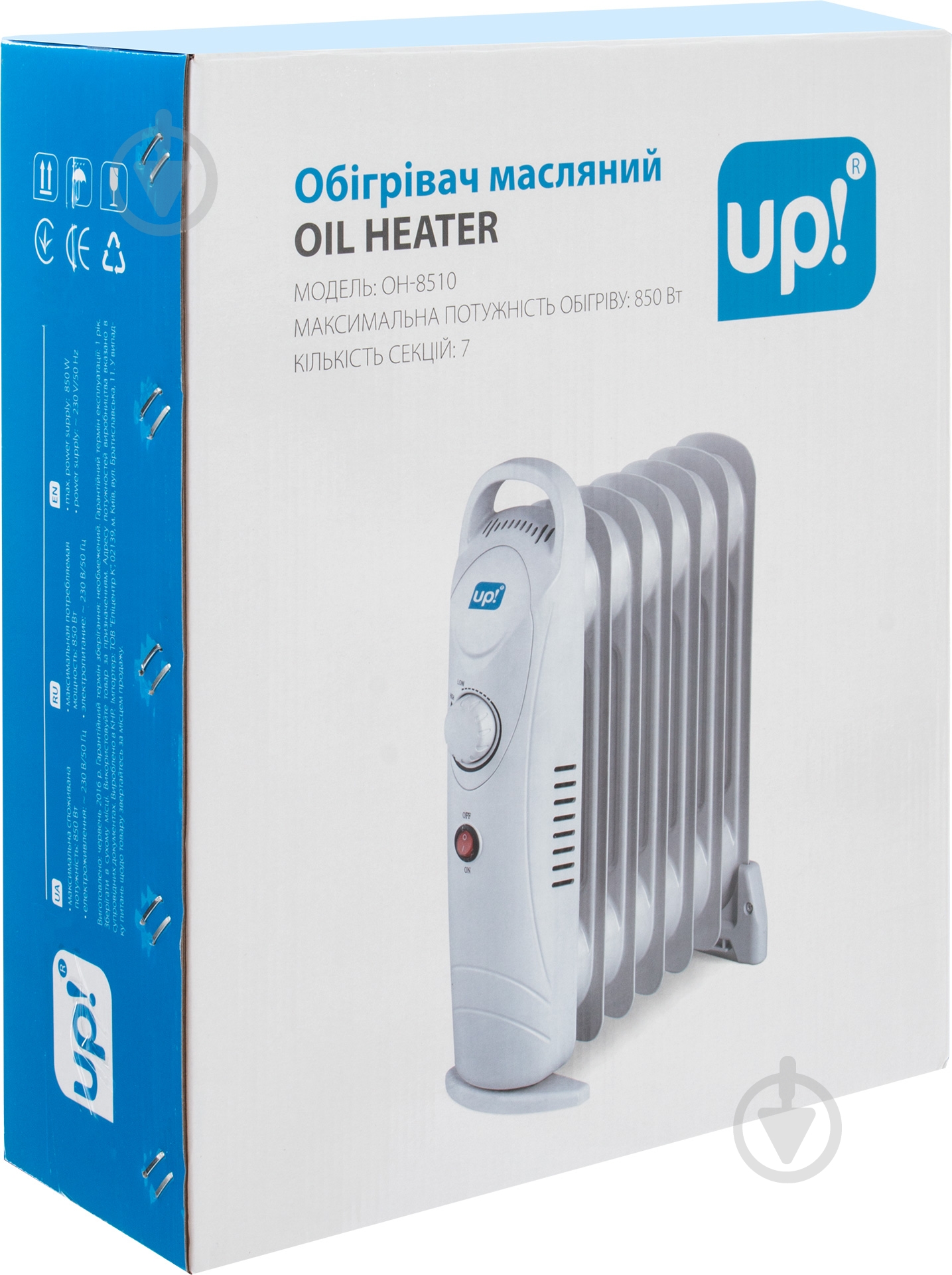 Масляный обогреватель UP OH-8510 - фото 4