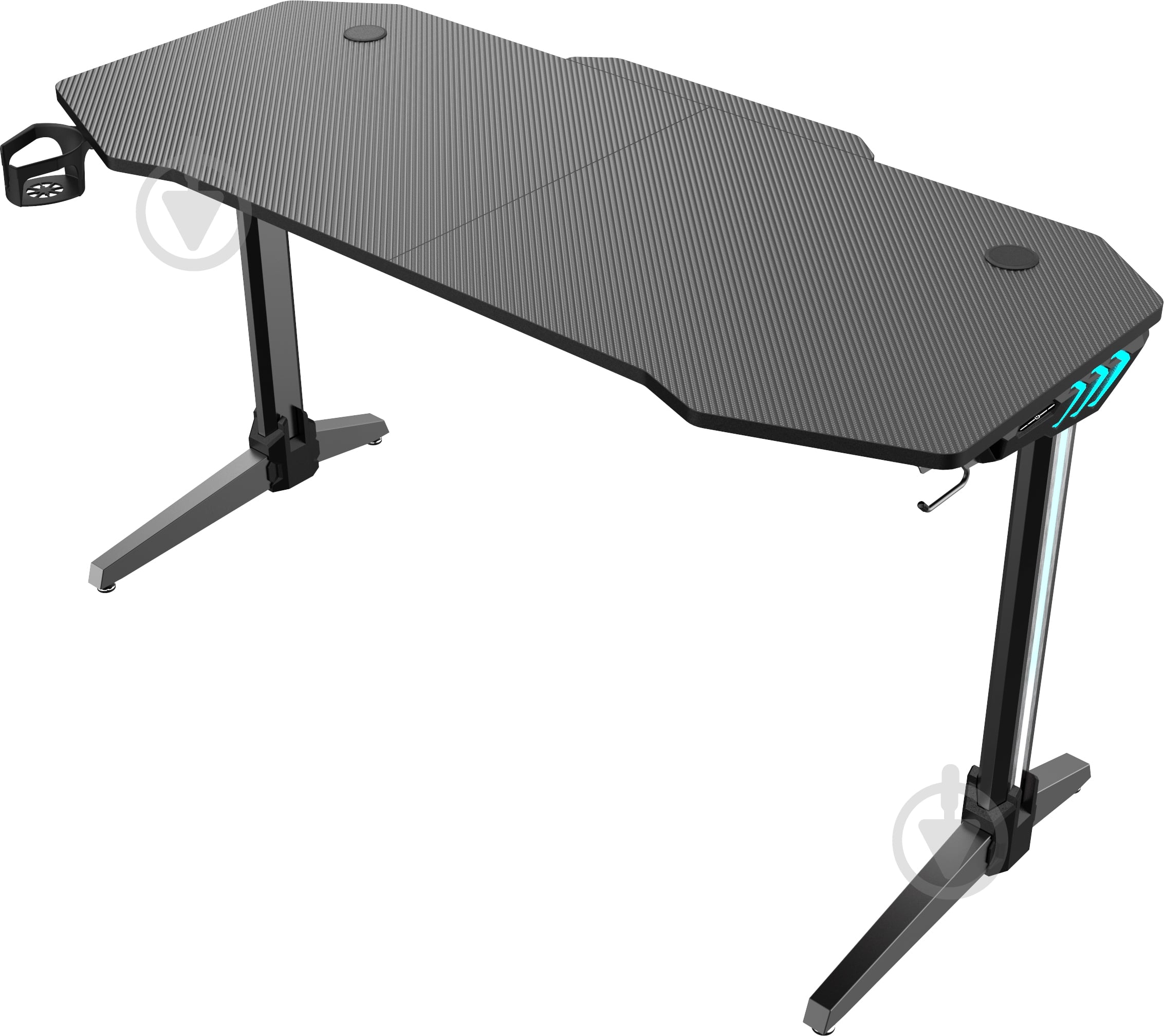Стіл комп'ютерний Anda Seat Eagle 2 LED Чорний (AD-D-1400-12-BB-L) - фото 8