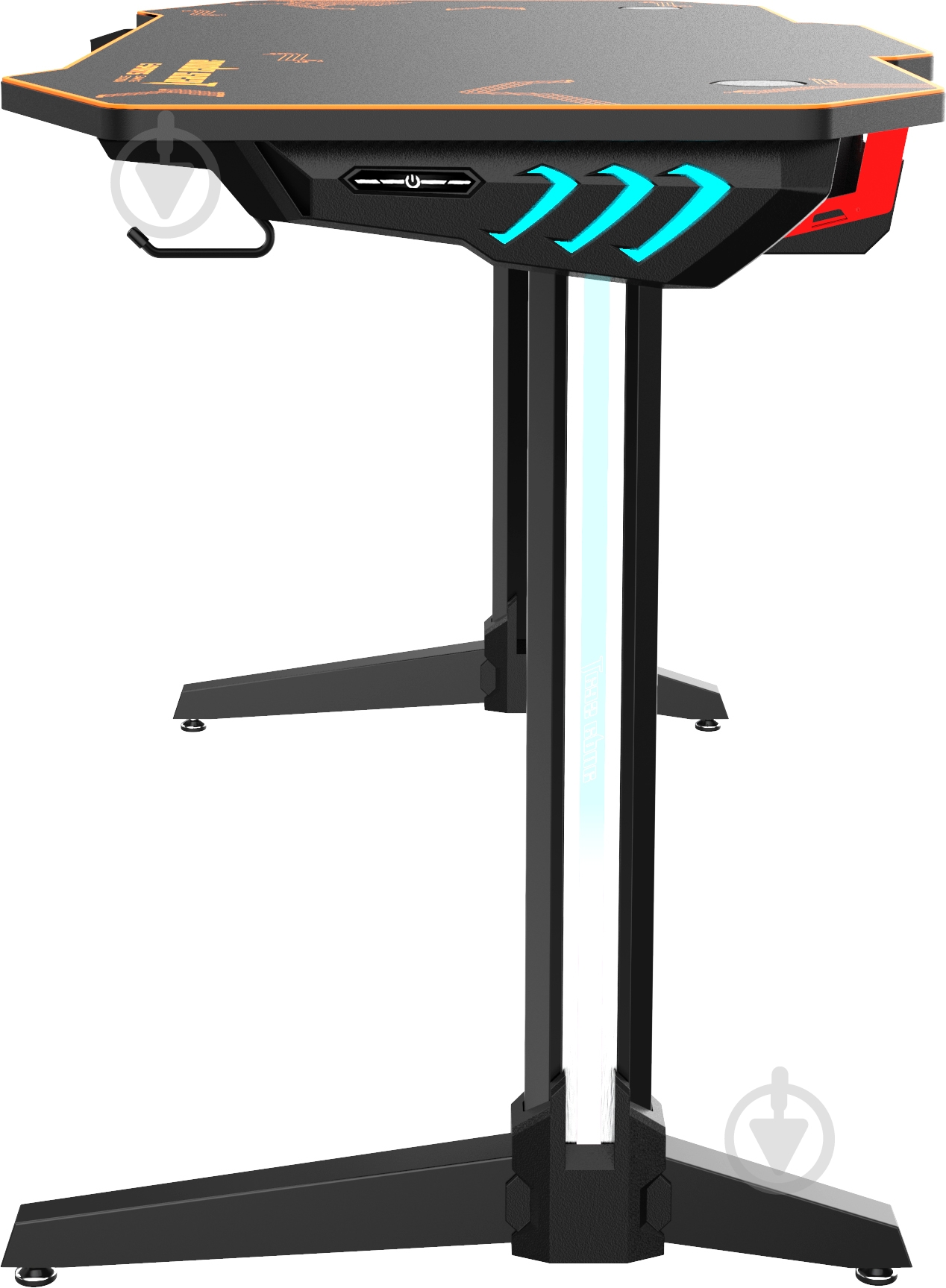 Стіл комп'ютерний Anda Seat Eagle 2 LED Чорний (AD-D-1400-12-BB-L) - фото 2