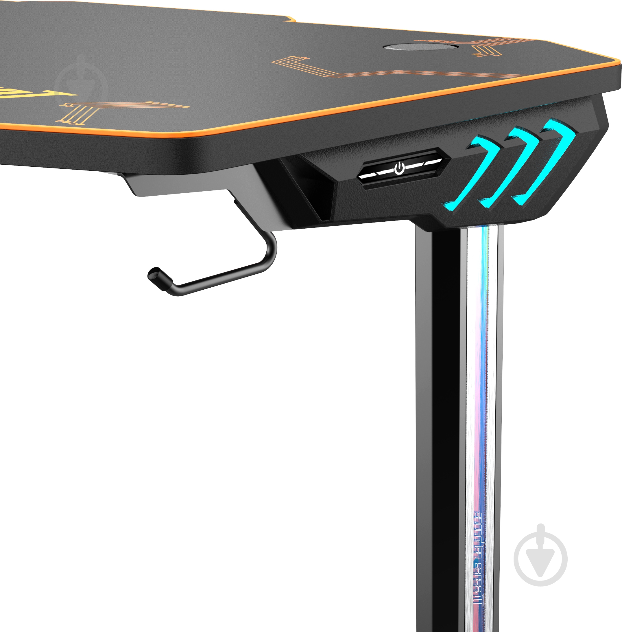 Стіл комп'ютерний Anda Seat Eagle 2 LED Чорний (AD-D-1400-12-BB-L) - фото 10