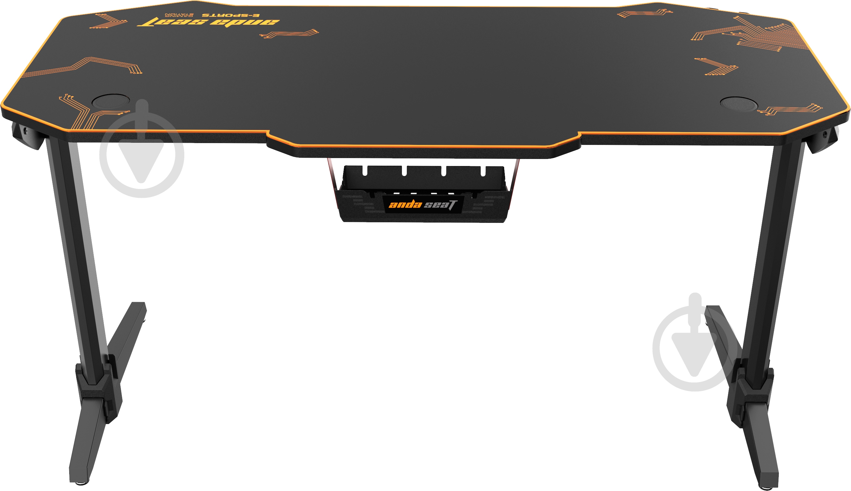 Стіл комп'ютерний Anda Seat Eagle 2 LED Чорний (AD-D-1400-12-BB-L) - фото 12