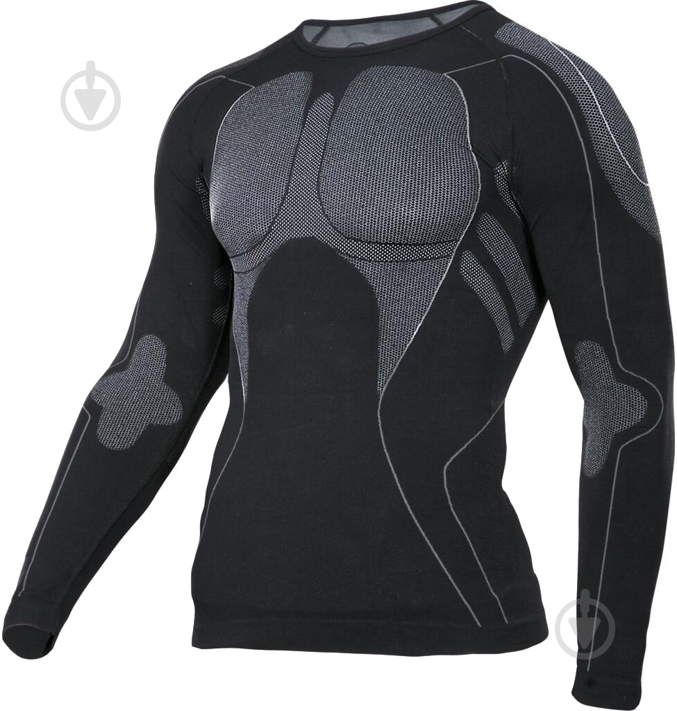 Термофутболка Lahti Pro р. SM L4120101 черный с серым - фото 1