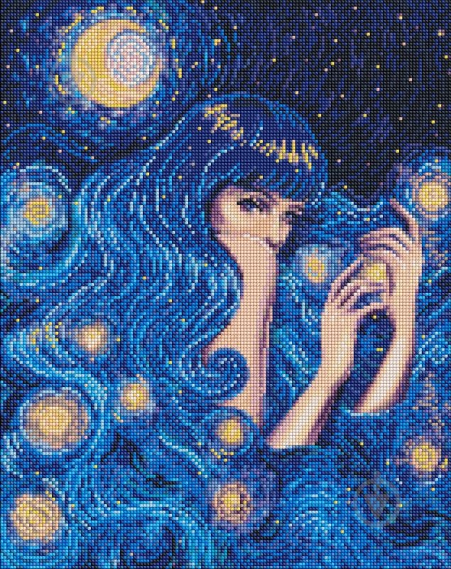 Алмазная мозаика Звездная красотка 40х50 см Идейка - фото 1