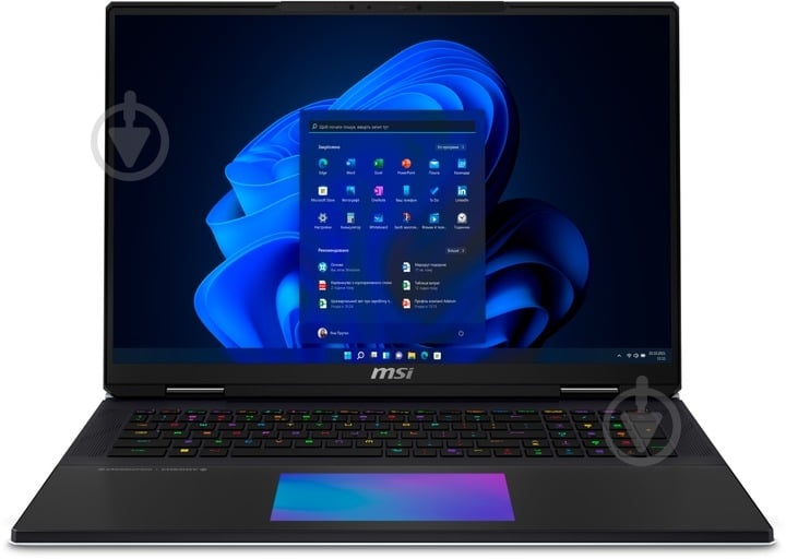 Ноутбук MSI Titan 18 HX AI A2XWIG-269UA 18" (TITAN18HX AI A2XWIG-269UA) core black - фото 1