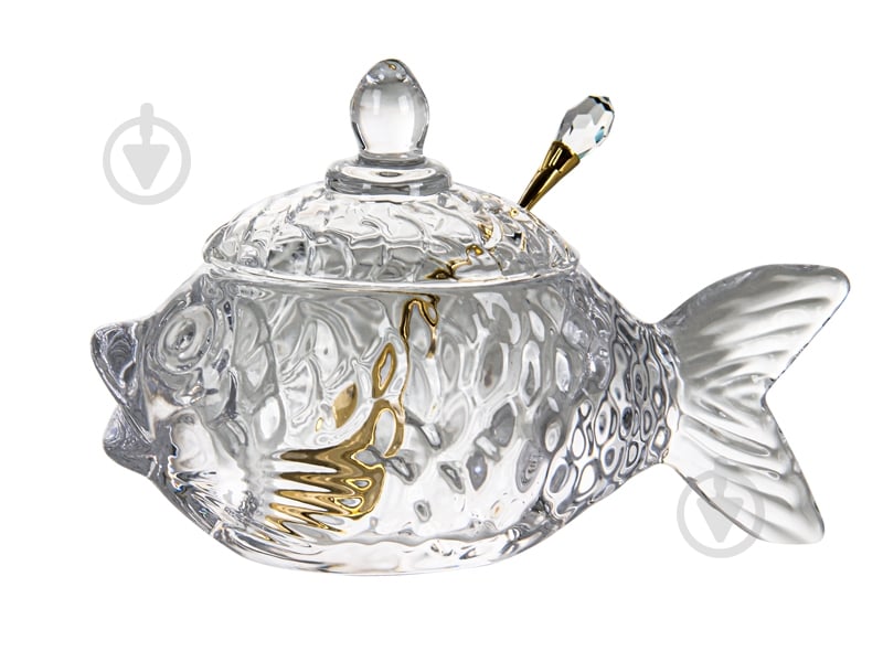 Икорница Lefard LeGlass Рыбка 16 см 355-004 - фото 1